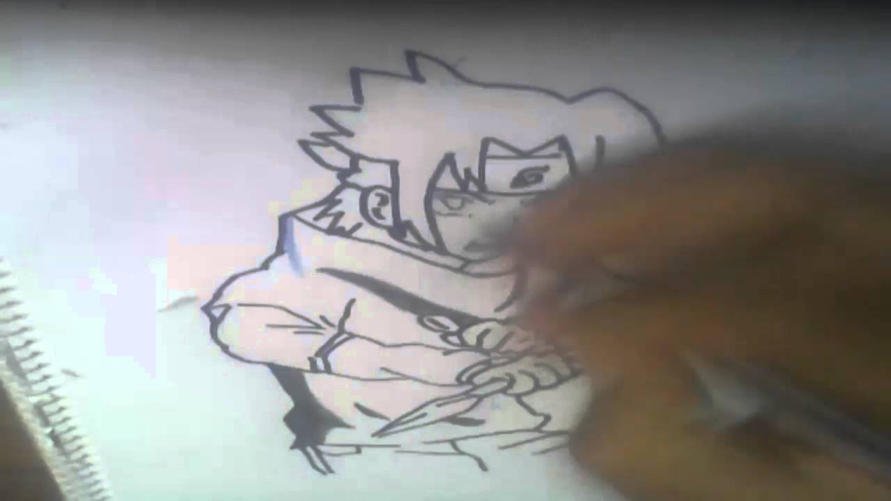 Dibujando A Sasuke Uchiha Drawing Sasuke Naruto Youtube