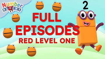 Red Level One | Full Episodes 1-10 | Learn to Count | Numberblocks  #homeschooling