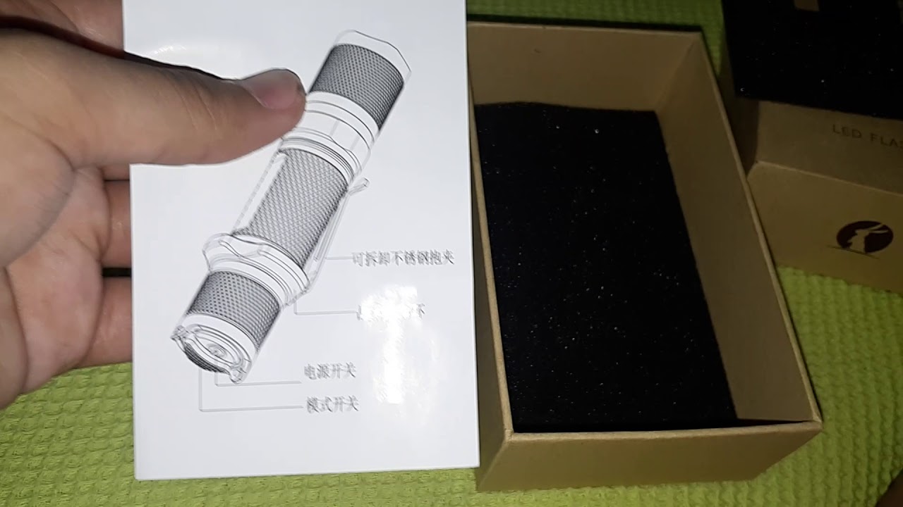 Pós unboxing da lanterna lumintop ED20-T video phone beyonce mp3