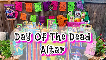 Day Of The Dead Altar 💛- Altar para El Día De Los Muertos