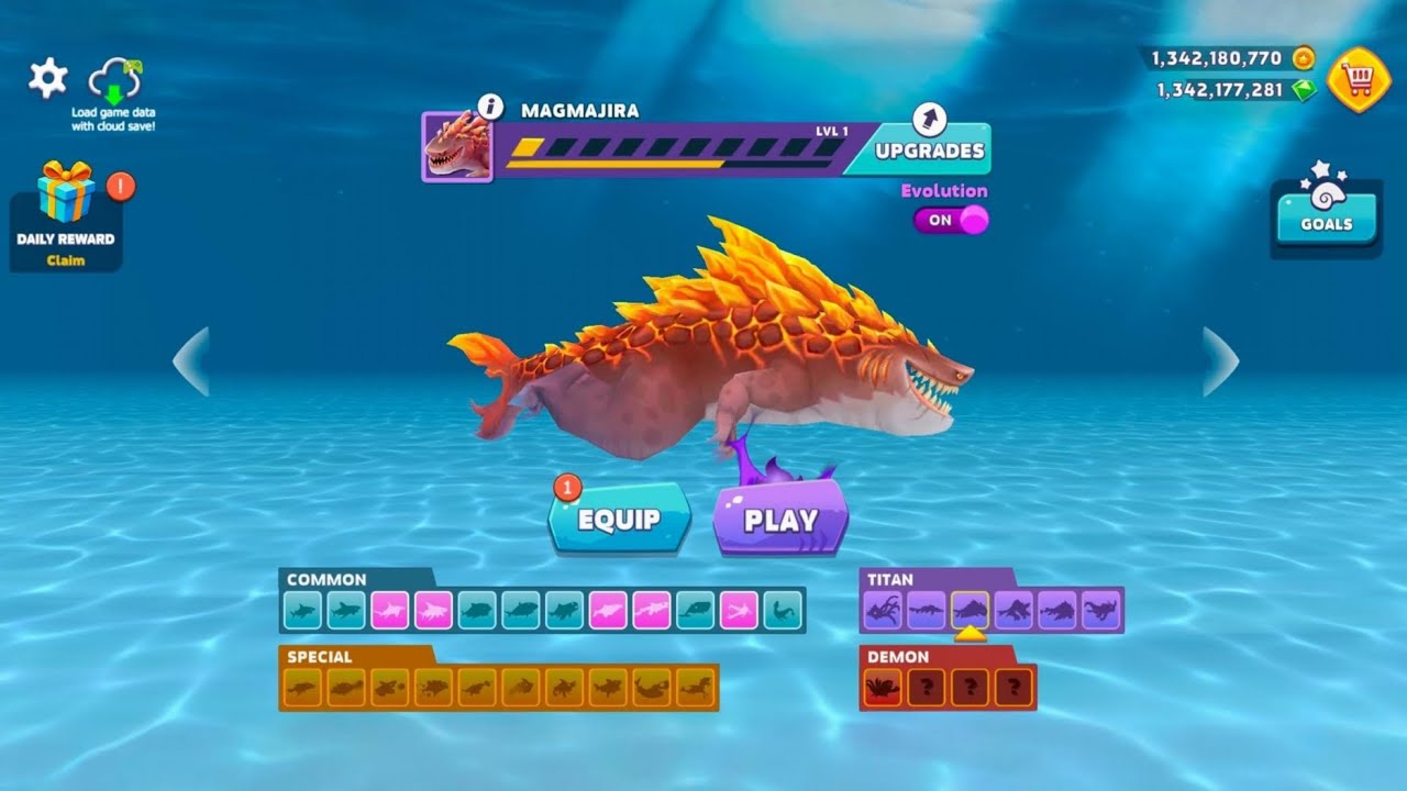 Hungry Shark Evolution - New Update - All Titan Sharks Unlocked 🦈 - YouTube