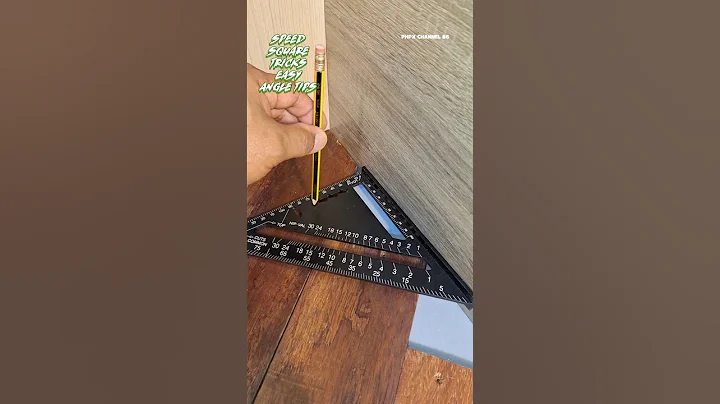 Speed square tips and tricks for wood working angle you must learn #skills #woodworking #diy