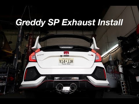 New Greddy SP Exhaust installed and quick REVIEW on the 2018 Honda Civic Type-R