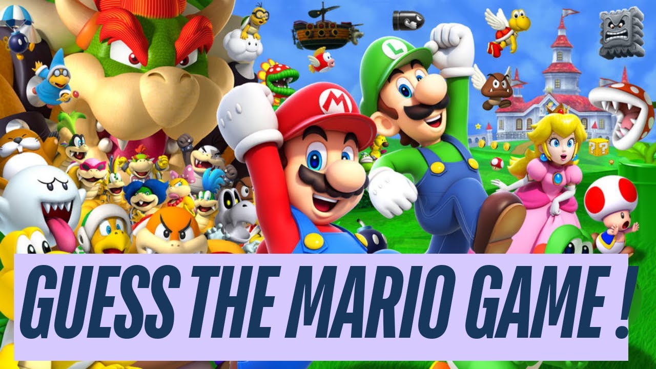 Guess The Mario Game Based Off It's Music!