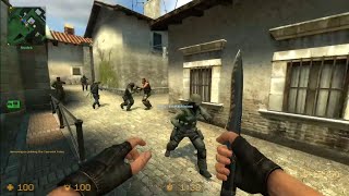 Counter-Strike: Source 5 vs 5 Gameplay on de_inferno w/friends