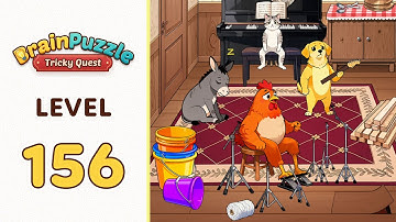 Brain Puzzle: Tricky Quest Level 156 The Bremen Musicians