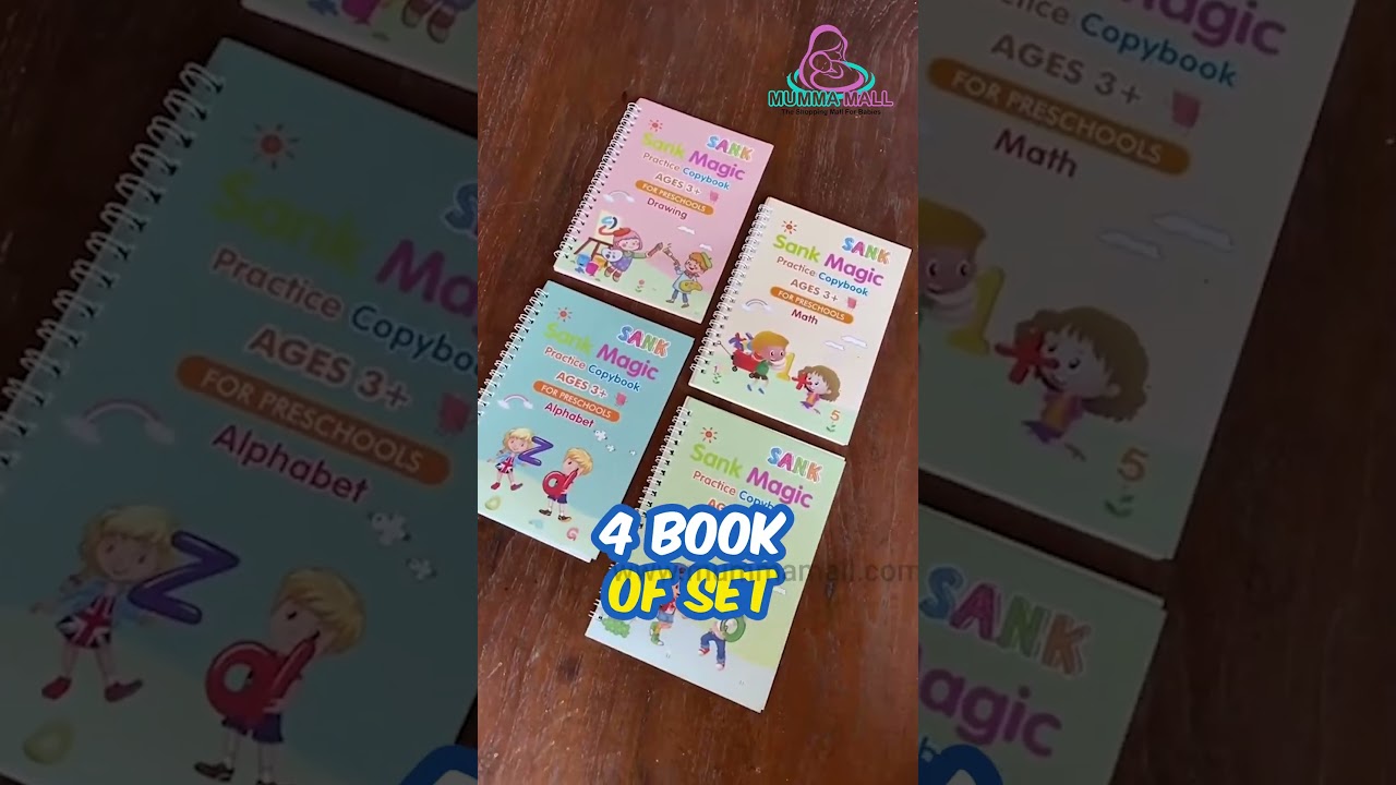 Magic Book for Kids Reusable Writing Practice