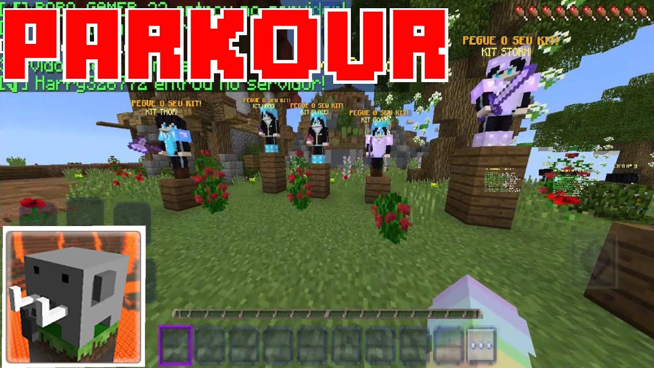 MULTIPLAYER PARKOUR ONLINE GAMEPLAY in Craftsman Building Craft