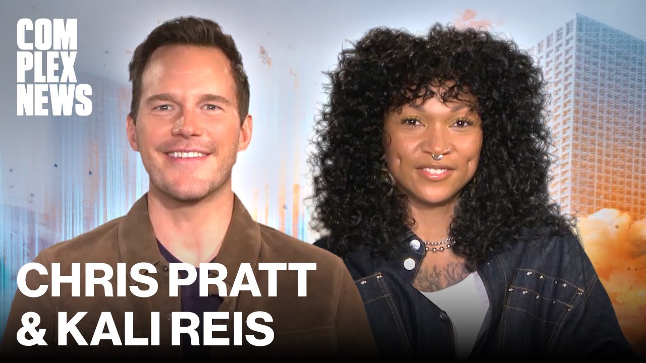 Chris Pratt & Kali Reis on ‘Mercy’ Film, AI Actress Tilly Norwood & Mutual Love For Jurassic World