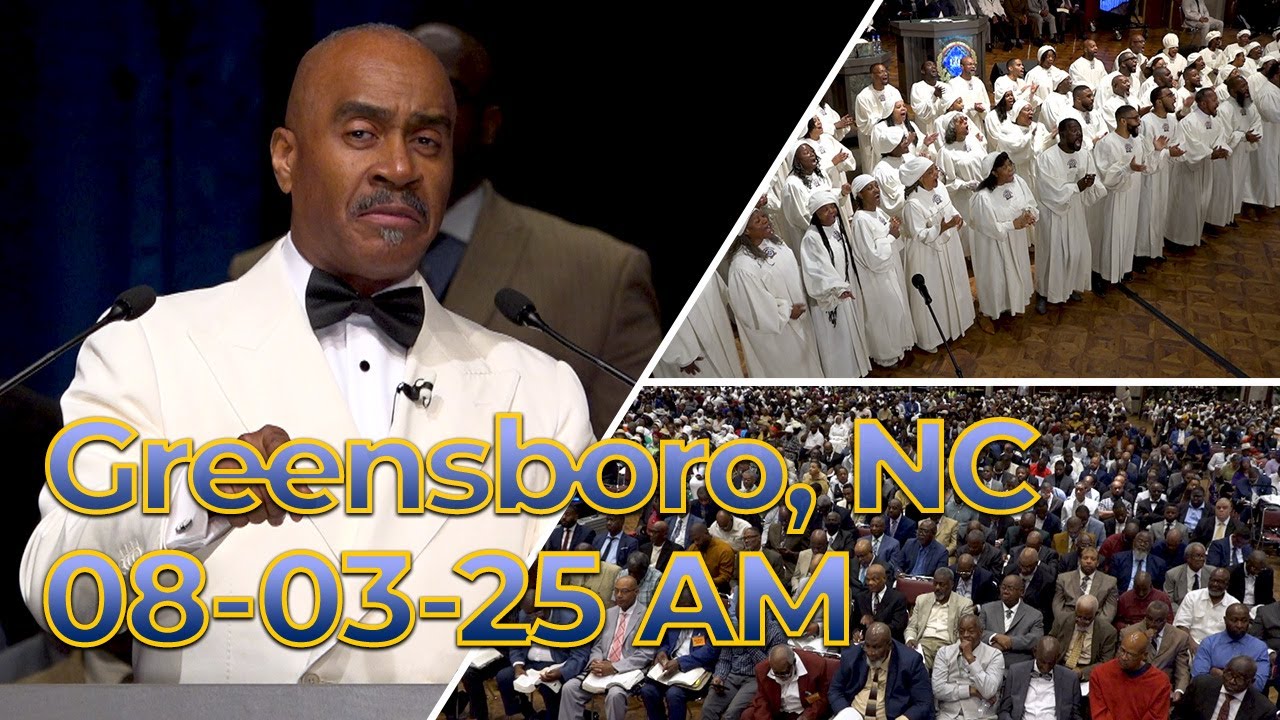 First Church TOG Broadcast August 3rd, 2025 Sunday AM Edited With Scriptures from Greensboro, NC.