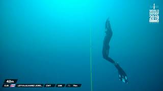AIDA WC2019 - Leyva Alvarez - CWT 75m
