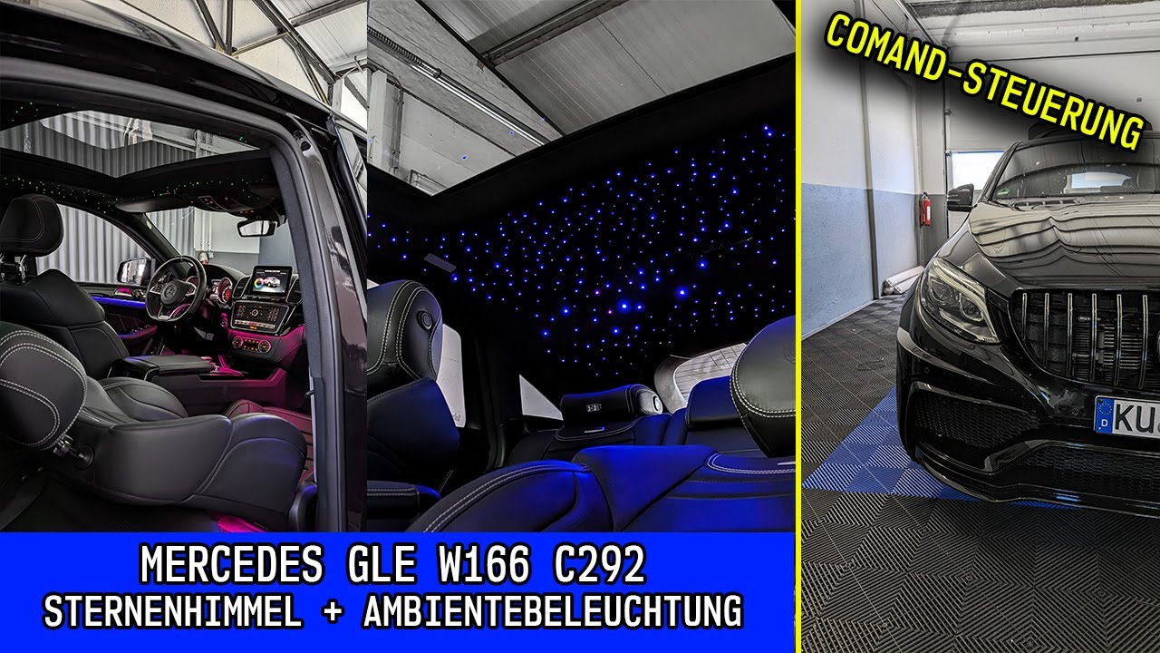 Mercedes GLE W166 & C292: Sternenhimmel, Ambientebeleuchtung