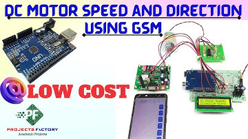 DC Motor Speed And Direction Using GSM