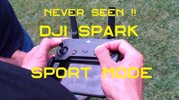 DJI SPARK Sport Mode with Remote Controller. NEVER SEEN !!