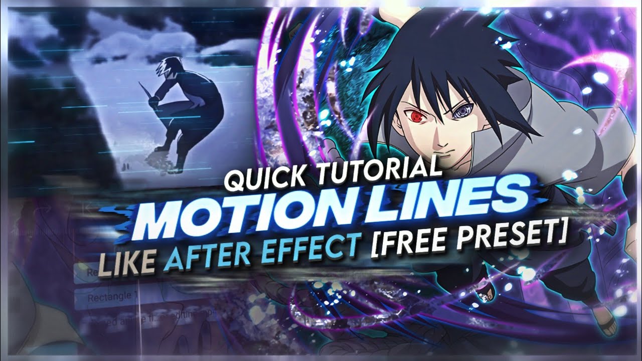 MOTION LINES LIKE AFTER EFFECT [FREE PRESET] | QUICK TUTORIAL [ALIGHT ...