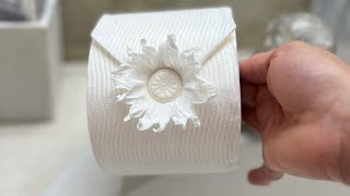 Florecita en papel higiénico