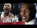 Mike Tyson Swings At Floyd Mayweather & Floyd Doesn't Even Flinch - EsNews Boxing