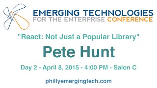 Philly ETE 2015 #1 - React: Not Just a Popular Library - Pete Hunt screenshot 5