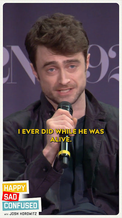 Alan Rickman was very proud of Daniel Radcliffe