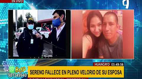 Huancayo: padre de familia fallece en velorio de s...