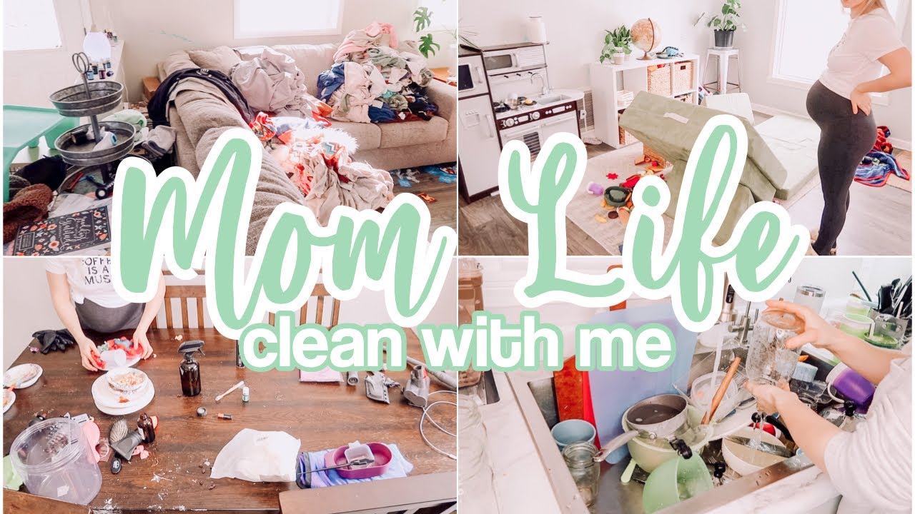 MOM LIFE CLEAN WITH ME, CLEANING MOTIVATION