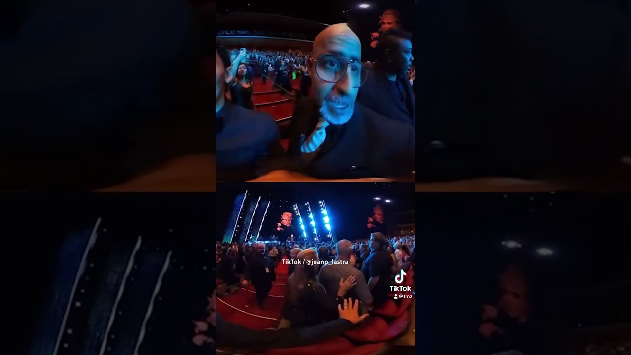 The Guy That Adele Defended From Security At Her Concert Saturday Recorded Whole Incident 