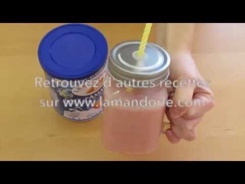Milkshake au Lait d'Amande Oméga -  SANS LAIT & SANS GLUTEN - video from La Mandorle