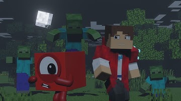 THE BEGINNING of ONE part 1 (Numberblocks Minecraft Animation)