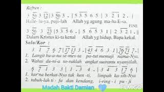 Lagu Madah Bakti 481 ❤️ HALELUYA PUJILAH ALLAH