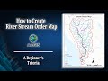 Create Watershed River Stream Order from DEM using ArcGIS
