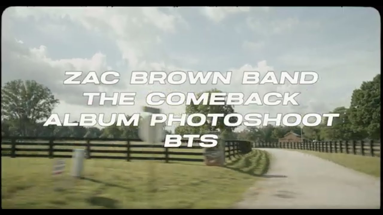 Zac Brown Band The Comeback Album Photoshoot (Behind the Scenes