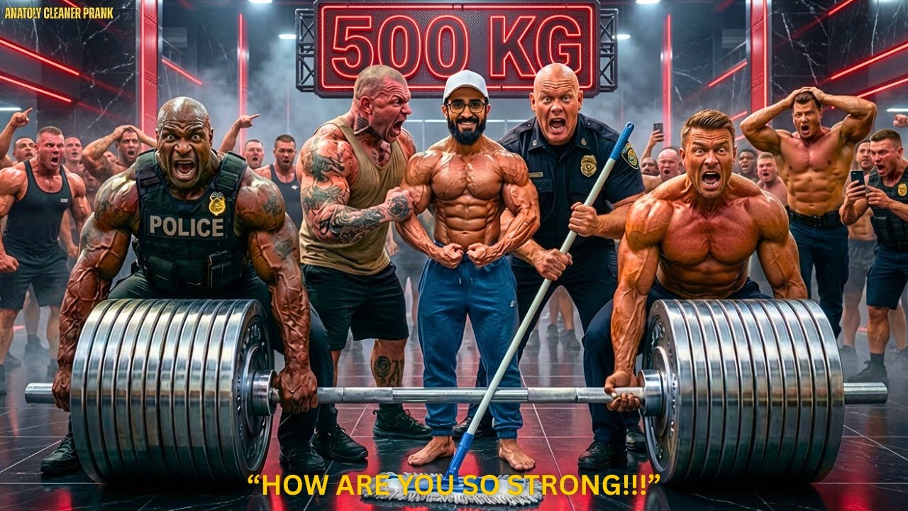 They Were LAUGHING Then Anatoly Lifted His 32KG Mop & the Gym FROZE!!!  | Anatoly Gym Pranks