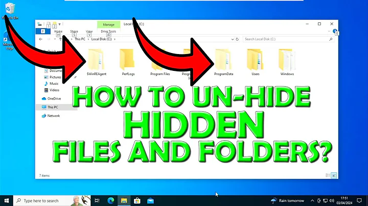 ✅ How To Unhide Hidden Files and Folders in Windows ✅