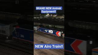 Amtrak’s *NEW* Airo Passenger Train!!  First trip west #train #amtrak  #railway #new