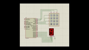 4*3 keypad interfacing with PIC16F877A #SHORTS #embedded