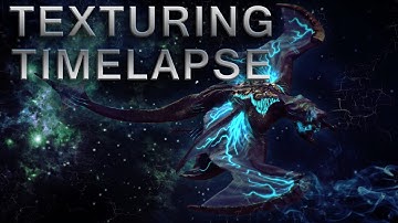 Alien Texturing Timelapse