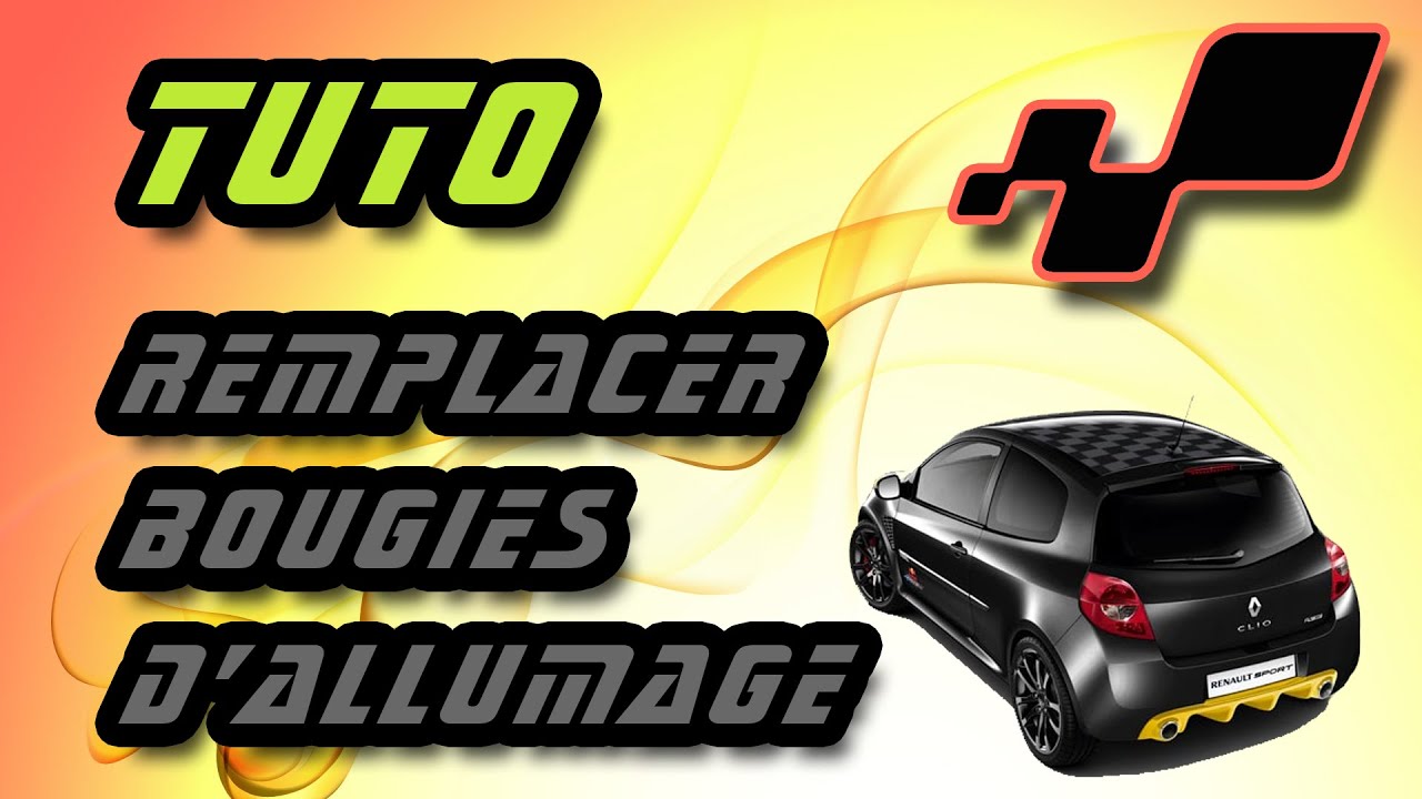 TUTO changer bougies d'allumage Renault Clio 3 RS (how to TUTO changer bougies d'allumage Renault Clio 3 RS (how to