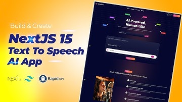 Build a Next.js 15 AI Text-to-Speech App | #NextJS Tutorial for AI Text-to-Speech Generator