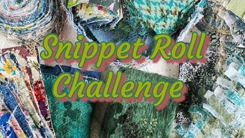 Scrappy Fabric Snippet Roll Challenge Ep 14