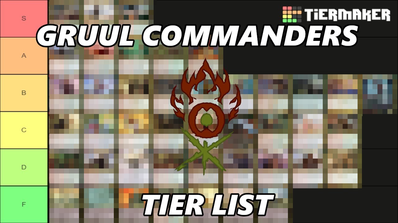 EDH Takes Tier Lists Gruul Commanders YouTube