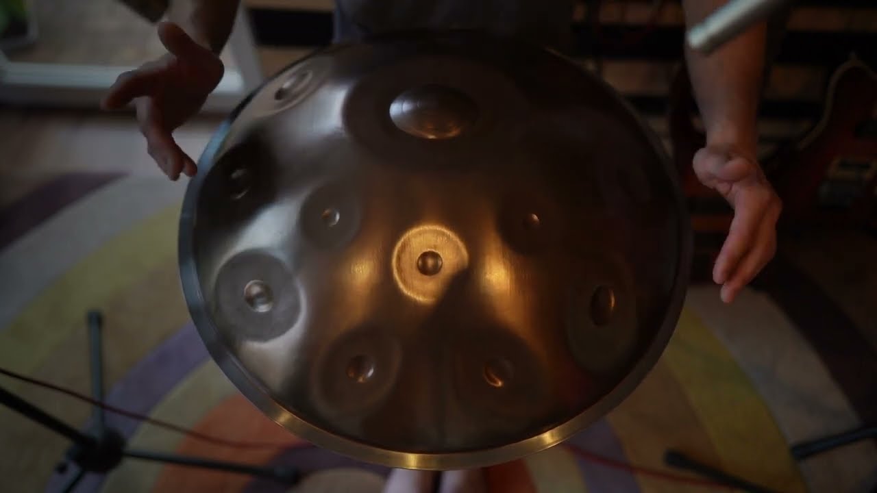 D Aegean 17 Handsunk stainless steel - Seed handpan