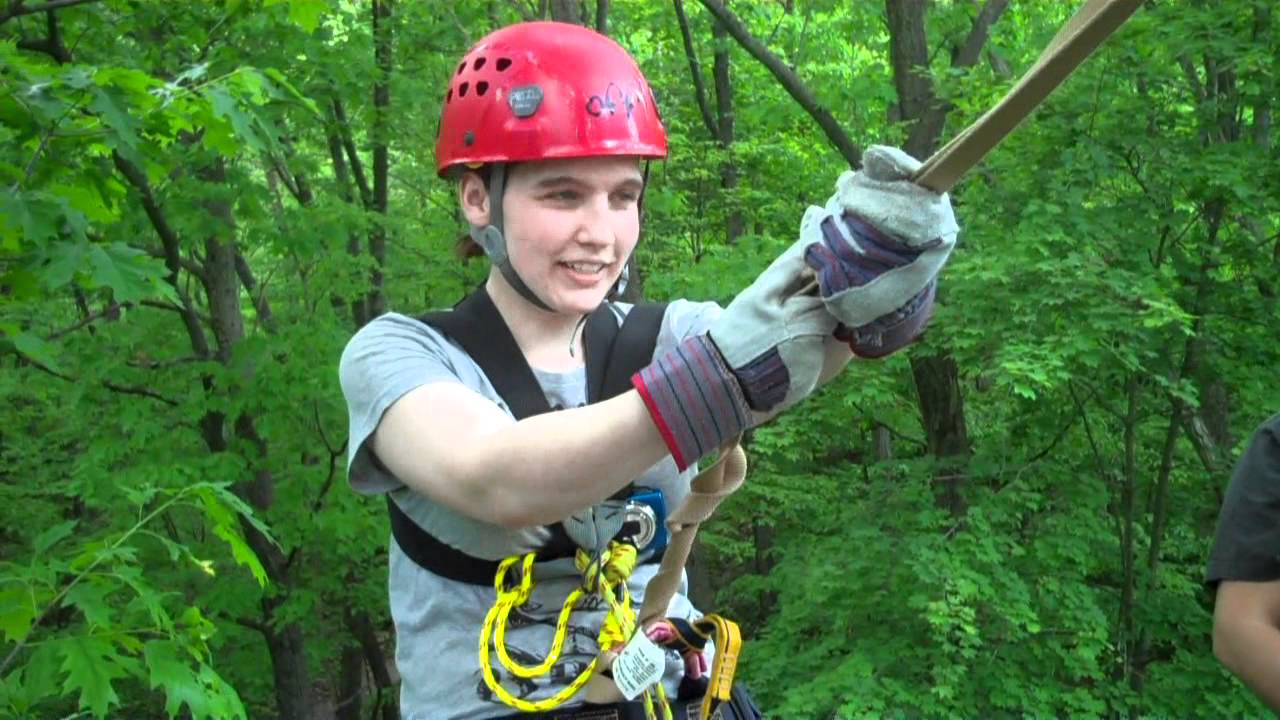 Lake Geneva Canopy Tour - Zip Lining Extravaganza! - YouTube