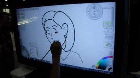 Windows 7 Touch painting - Art Rage PDC 2009