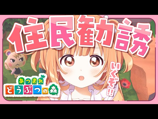 【 あつまれ どうぶつの森 】超絶かわいい住民を連れて帰りたい！！！【 雲母たまこ ┊ にじさんじ 】のサムネイル