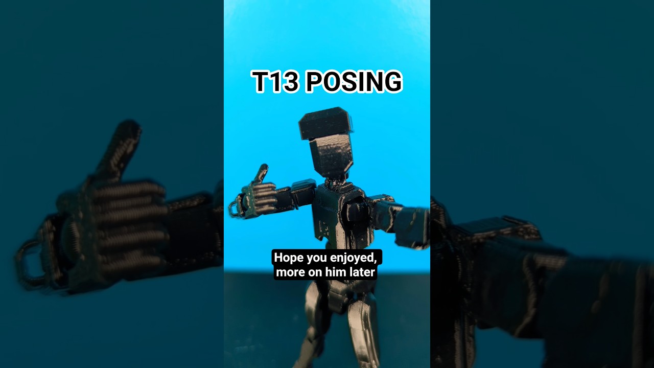 unboxing and posing: BLACK T13! 🤖⚔️
