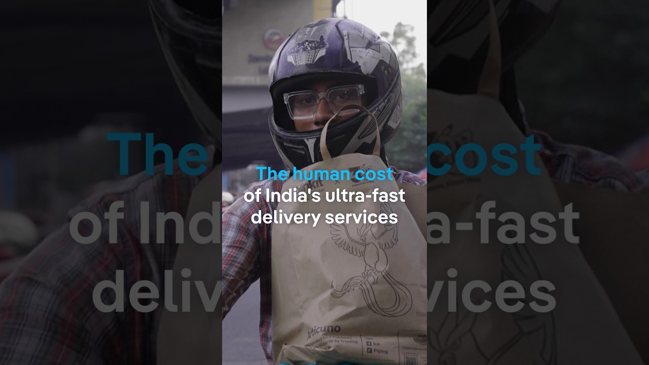 The human cost of India's ultra-fast delivery services | DW News