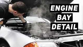Steam Cleaning A 30 Year Old Engine Bay - Mercedes SL500