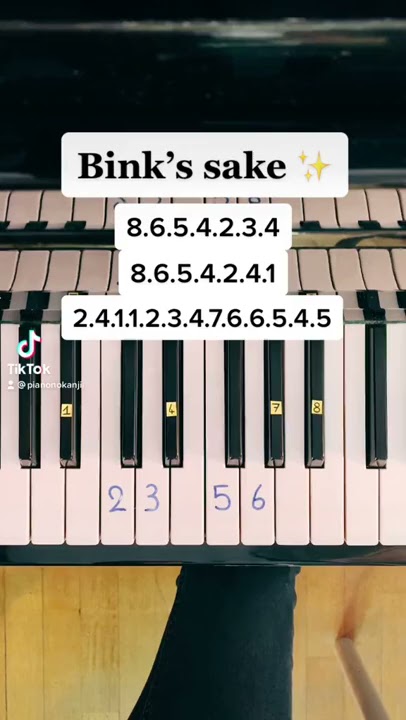 Bink's sake | Piano version 🎹