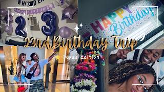 1 week in TEXAS | Eb's 23rd Birthday Trip 🎉