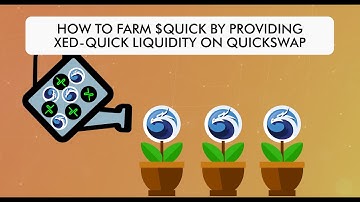 How to farm QUICK by providing XED QUICK liquidity on Quickswap